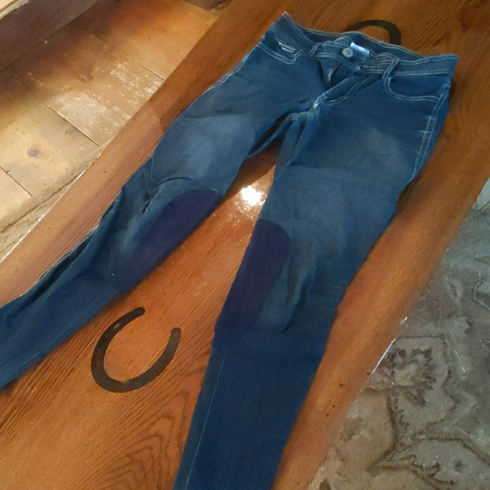 Women's Irideon denim breeches size 26